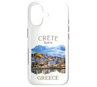 Carcasa para iPhone 17 Isla Griega Creta Grecia con Rethimno Town Harbour