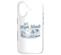 Carcasa para iPhone 17 Islas Vírgenes Estados Unidos Beach Vacation USVI Vintage