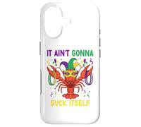 Carcasa para iPhone 17 It Ain't Gonna Suck Itself Crawfish Funny Mardi Gras Party