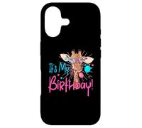 Carcasa para iPhone 17 It Is My Birthday Good Time Jirafa Party Animal Colorido