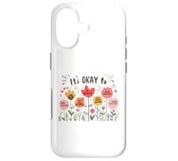 Carcasa para iPhone 17 It’s Okay To Floral Mental Health Positive Affirmations