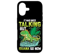 Carcasa para iPhone 17 It Was Nice Talking but Iguana Go Now Iguana Funny Pun