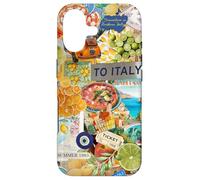 Carcasa para iPhone 17 Italia Amalfi Limones Costeros Pizza Lindo Viaje de Verano
