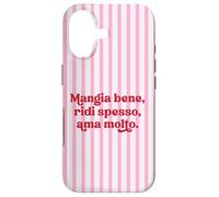 Carcasa para iPhone 17 Italiana - Mangia Bene ridi spesso ama molto