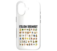 Carcasa para iPhone 17 Italiano Brainrot Gen-Z Meme Funny Brain Pudrición Todos los Personajes