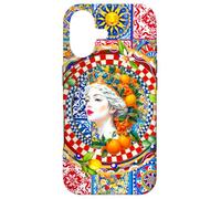 Carcasa para iPhone 17 Italiano Siciliano moros Cabeza carretto Verano limón Arte