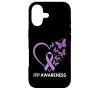 Carcasa para iPhone 17 ITP Conciencia Corazón Inmune Trombocitopenia Cinta Púrpura