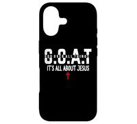 Carcasa para iPhone 17 It's All About Jesus God Over All Things Jesus The Way Truth