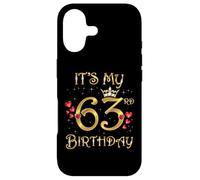 Carcasa para iPhone 17 It's My 63rd Birthday, 63 Years Old, 63rd Birthday Queen