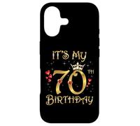Carcasa para iPhone 17 It's My 70th Birthday - Reina de 70 años, 70 años