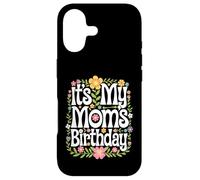 Carcasa para iPhone 17 It's My Mom'S Birthday Floral Colorful Women Kids Flowers