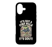 Carcasa para iPhone 17 It's Not A Pimp Walk Its Gout Retro Frog Cane