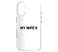 Carcasa para iPhone 17 It's Not Easy Being My Wife'S Arm Candy Funny Design
