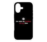 Carcasa para iPhone 17 It's Not My Problem Anymore She Stole My Problem Not My Man