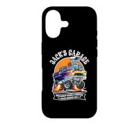Carcasa para iPhone 17 Jack's Garage Hotrod Classic Car Design para el Nombre Jack