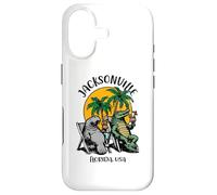 Carcasa para iPhone 17 Jacksonville Florida USA Divertido diseño de cocodrilo de manatí