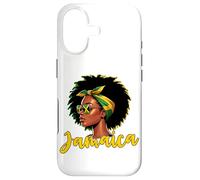 Carcasa para iPhone 17 Jamaican Girl Jamaica Bandera Orgullosa Afro Jamaicana Mujeres