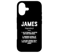 Carcasa para iPhone 17 James Definition Funny Talented Great Cosplay James Jimmy
