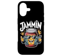 Carcasa para iPhone 17 Jammin Cool Jam Jar con micrófono Divertido