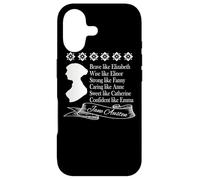 Carcasa para iPhone 17 Jane Austen Cita Orgullo y prejuicio Book Club Literary
