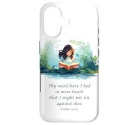 Carcasa para iPhone 17 Japanese Christian Anime - Psalms 119:11 Thy Word Have I Hid