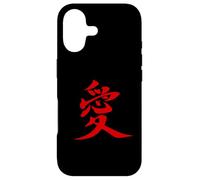 Carcasa para iPhone 17 Japanese Love Symbol Kanji Art Japanese Lettering 愛