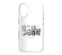 Carcasa para iPhone 17 Japón Flores de Cerezo, pagodas y Fuji - Vacaciones Japón