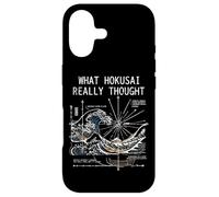 Carcasa para iPhone 17 Japón Gran Ola Física Hokusai Agua Movimiento Matemáticas Ciencia
