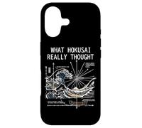 Carcasa para iPhone 17 Japón Gran Ola Física Hokusai Agua Movimiento Matemáticas Ciencia