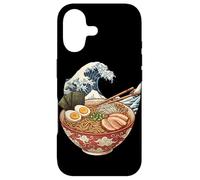 Carcasa para iPhone 17 Japonés Ramen Bowl Ocean Kanagawa Wave Anime Food Noodle
