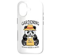 Carcasa para iPhone 17 Jardinería Porque el Asesinato está Mal Amante de Las Plantas Panda Malvado