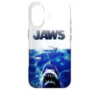 Carcasa para iPhone 17 Jaws 50th Anniversary Poster Blue Halftone 2-Sided