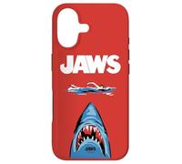 Carcasa para iPhone 17 Jaws 50th Anniversary Poster Red Bite Front & Back