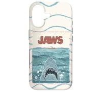 Carcasa para iPhone 17 Jaws 50th Anniversary Poster Retro Waves Front & Back