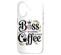 Carcasa para iPhone 17 Jefe De Leyendas Guardián del Café Oficina Divertida Amante