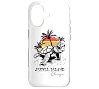 Carcasa para iPhone 17 Jekyll Island Georgia Sea Turtle Preserve 70s Estilo Retro