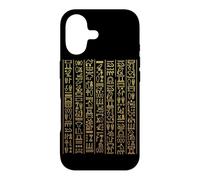 Carcasa para iPhone 17 Jeroglíficos Egipcios Oro Faraón Símbolos Egipto Cultura