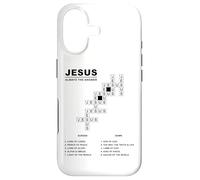 Carcasa para iPhone 17 Jesus, Always The Answer - Christian Faith Crossword Puzzle