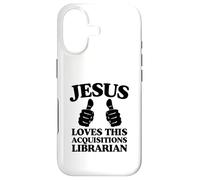 Carcasa para iPhone 17 Jesús ama Estas adquisiciones Bibliotecario Iglesia Cristiana