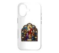 Carcasa para iPhone 17 Jesús Bienaventuranzas Sermón Mosaico Gótico Arte Cristiano Icono