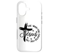Carcasa para iPhone 17 Jesús El Camino Verdad Vida Verso Biblia Adoración Cristiana