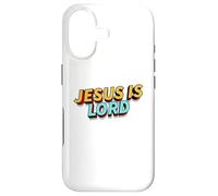 Carcasa para iPhone 17 Jesus is Lord Christian Faith Foundation Believers Men Women