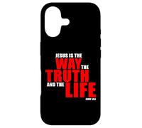 Carcasa para iPhone 17 Jesus is The Way The Truth and The Life - John 14:6 Bible