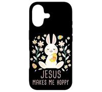 Carcasa para iPhone 17 Jesus Makes Me Hoppy - Girls & Women Easter Christian Faith