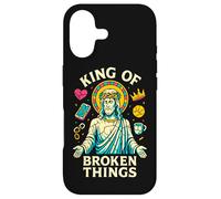 Carcasa para iPhone 17 Jesús Rey de Las Cosas Rotas Christian Healing Inspirador