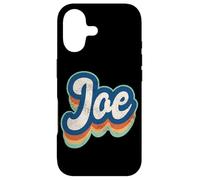 Carcasa para iPhone 17 Joe First Name Boy Vintage Style 70s 80s Personalizado