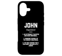 Carcasa para iPhone 17 John Definition Funny Talented Great Cosplay For Johnny