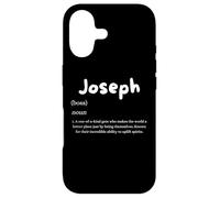Carcasa para iPhone 17 Joseph Definition Personalized Name Custom Costume For Joes
