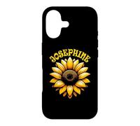 Carcasa para iPhone 17 Josephine - Diseño de Girasol para niñas con Nombre Josephine