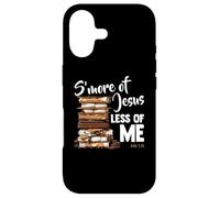Carcasa para iPhone 17 Juan 3:30 S'More Jesus Less of Me Christian Camping Camper